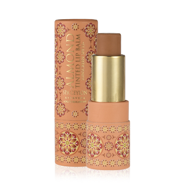 Almond Tinted Lip Balm - Honey SPF 15+