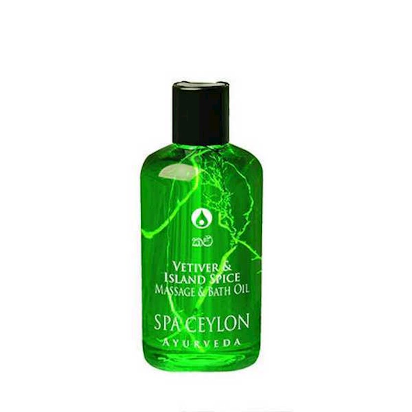 Vetiver & Island Spice - Massage & Bath Oil 150ml