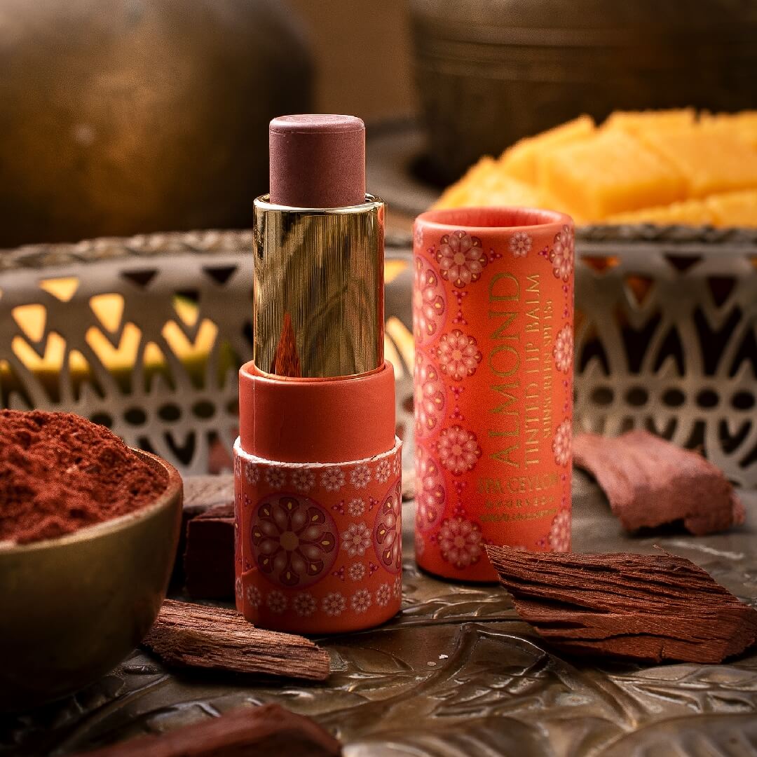 Almond Tinted Lip Balm - Sandalwood SPF 15+ - Image 7