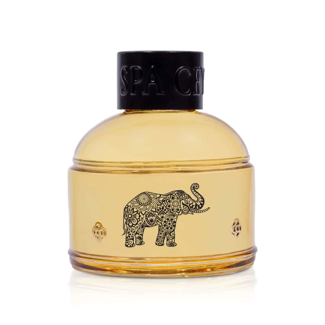 Luxurious Spa Ceylon perfume with elegant elephant design, crafted for premium Sri Lankan fragrances.