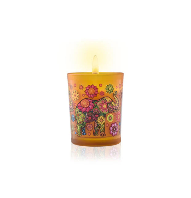 Ceylon Elephant Neroli Jasmine - Aromaveda Natural Candle 50g - Image 4