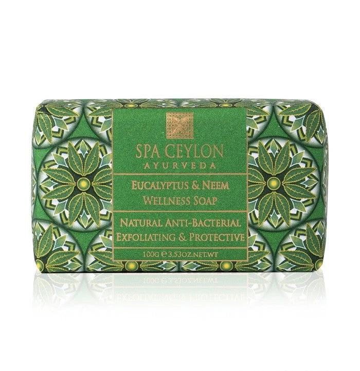 Eucalyptus & Neem - Anti-Bacterial Exfoliating Wellness Soap 100g - Image 2