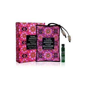 Vegan Lavender Aromatherapy Sachet Set with Travel Pouch by Spa Ceylon.