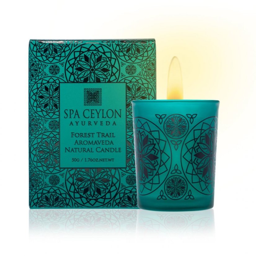 Ceylon Elephant Forest Trail - Aromaveda Natural Candle 50g