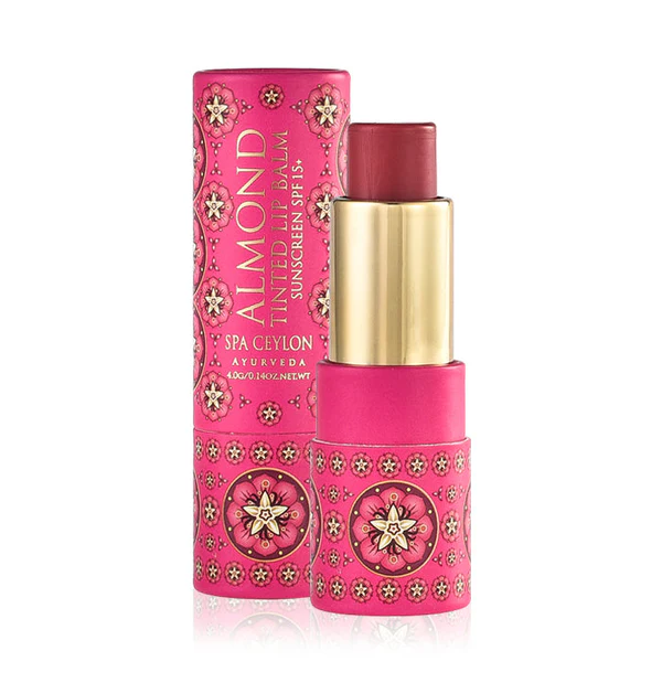 Almond Tinted Lip Balm - Orchid SPF 15+
