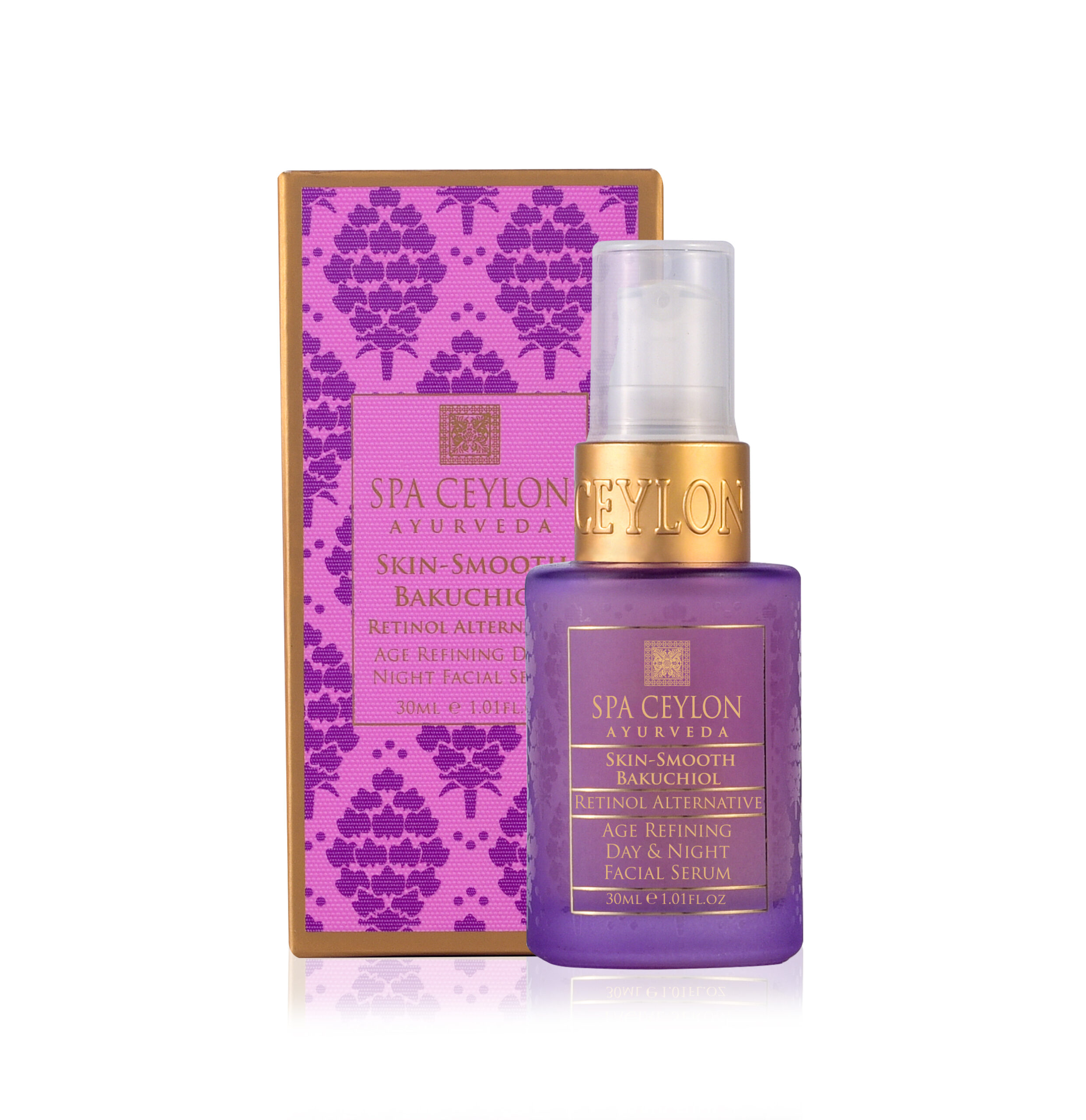 Skin Smooth Bakuchiol - Retinol Alternative Age Refining Day & Night Facial Serum - 30ml