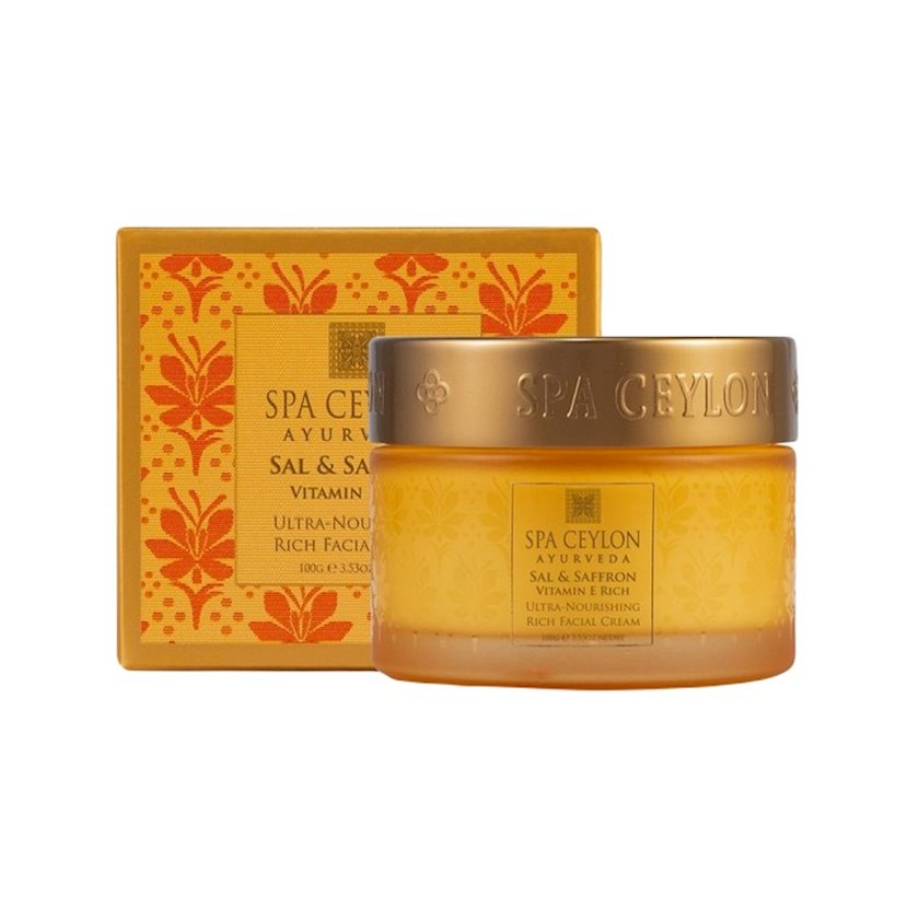 Sal & Saffron - Vitamin E Rich - Ultra-Nourishing Rich Facial Cream - 100g