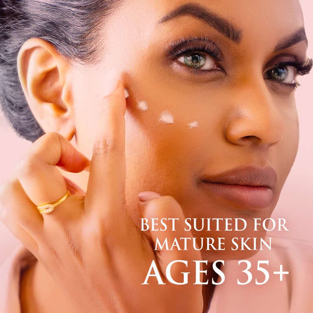 Nature-inspired skincare for mature skin, age 35+ by Spa Ceylon.