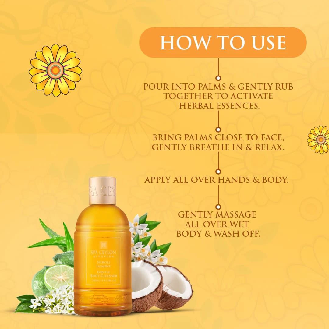 Soothing herbal body cleanser with natural ingredients from Spa Ceylon.