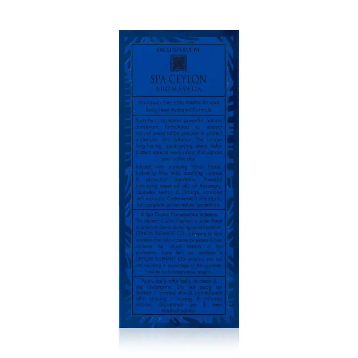 Forest Tribe - Ceylon Elephant - Active Natural Deodorant for Men - 60ml - Image 2