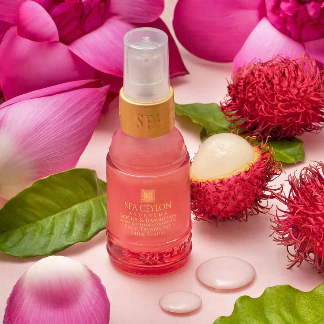Lotus & Rambutan - Active Cell Extract + Vitamin B12 Face Treatment Milk Serum - 30ml - Image 5