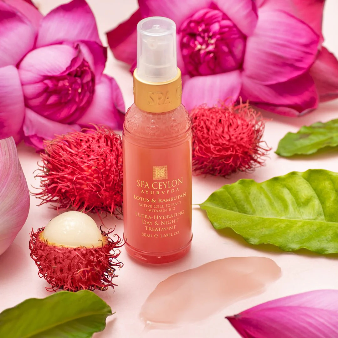 Lotus & Rambutan - Active Cell Extract + Vitamin B12 Ultra-Hydrating Day & Night Treatment 50ml - Image 5